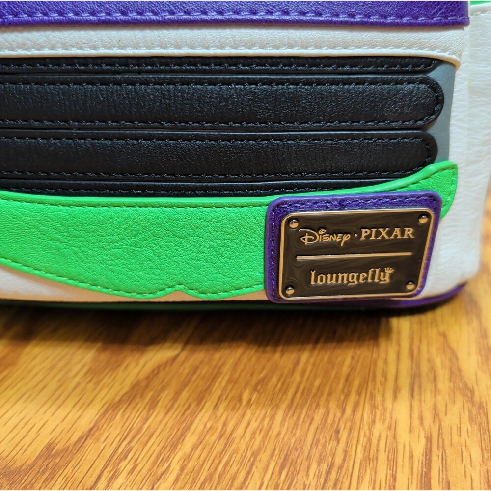 Pixar Disney Buzz Lightyear Loungefly Backpack Toy Story NWT Space Ranger Woody - Picture 8 of 16